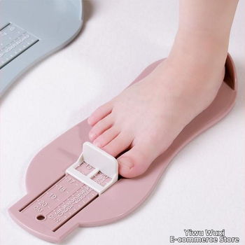 Detský meradlo na nohu – plastový vnútorný dĺžkový merací nástroj pre topánky, domáce použitie, vekové rozmedzie 0–8 rokov