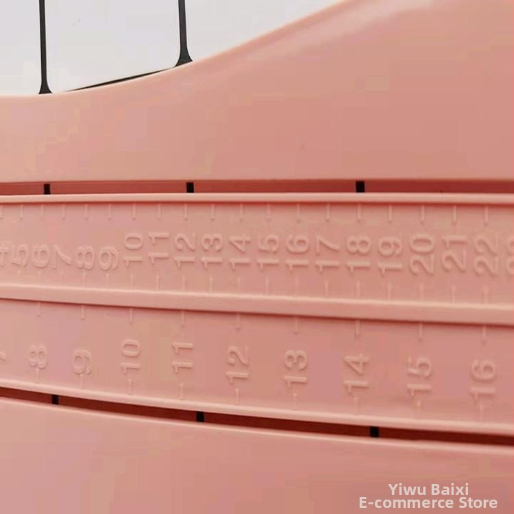 Detský meradlo na nohu – plastový vnútorný dĺžkový merací nástroj pre topánky, domáce použitie, vekové rozmedzie 0–8 rokov