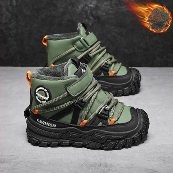 Detské vysoké snehové topánky z ABS plastu; pre 12-ročných; pôvod: Čína