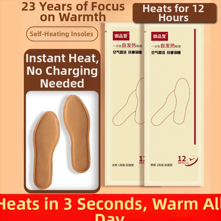 Samozohrejúce vložky do topánok pre ženy aj mužov – zimné teplo, 12 hodín tepla pre nohy