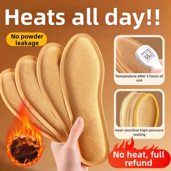 Samozohrevná vložka do topánok – celá vložka, plný štýl, netkaná textília z prášku železa, unisex