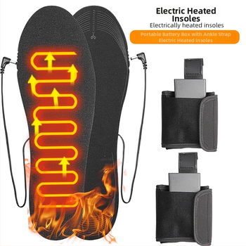 Elektricky vyhrievané EVA vložky s uhlíkovými vláknami; celá dĺžka; vhodné pre tenisky, voľnočasové topánky, čižmy; pohlavie: Unisex