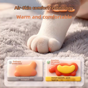 Котешко гнездо за всички сезони със сваляща се облицовка за пране, топла високоеластична пяна и 3D мрежеста повърхност