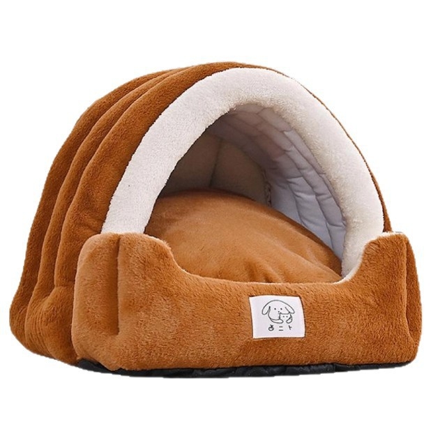 Котешко гнездо за всички сезони със сваляща се облицовка за пране, топла високоеластична пяна и 3D мрежеста повърхност