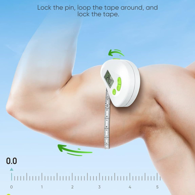 Welland ER305 PVC αναδιπλούμενο μετρητικό ρολό για περιμετρικές μετρήσεις μέσης και σώματος, τρίπεριμετρικός χάρακας, εύρος 114 cm, 60 τεμάχια ανά κουτί, διαθεσιμότητα εξατομίκευσης