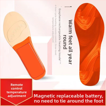Elektrické zohrievacie vložky do topánok - Inteligentné grafénové vykurovanie, fleecová podšívka, proti mrazu, vhodné pre vysoké topánky