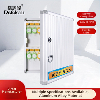 De Huilong kutija za ključeve od aluminijske legure, zidna s kodnim zaključavanjem, tisk logotipa, prilagođena obrada