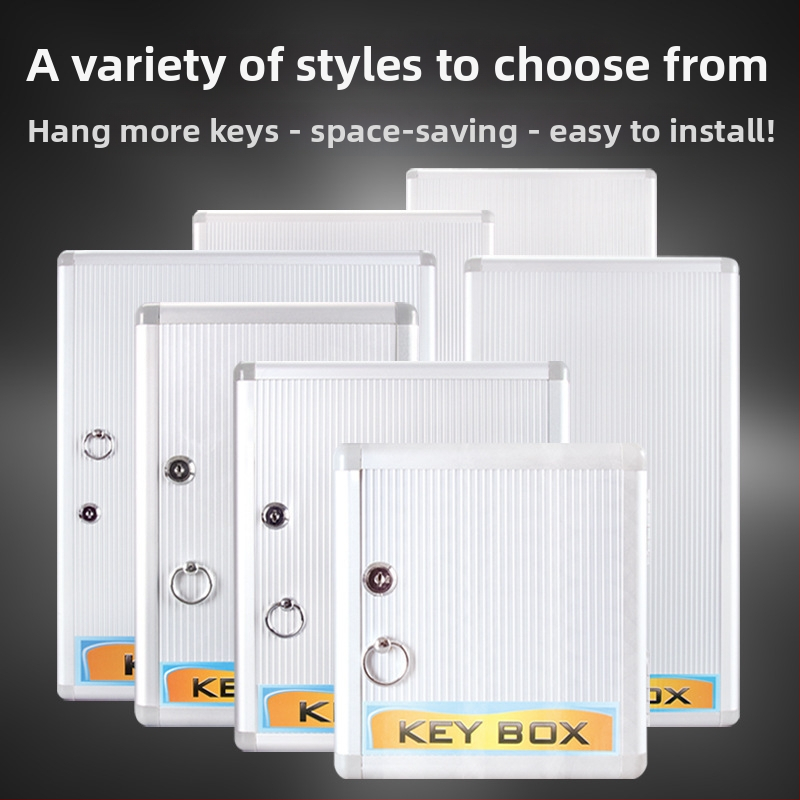 De Huilong kutija za ključeve od aluminijske legure, zidna s kodnim zaključavanjem, tisk logotipa, prilagođena obrada