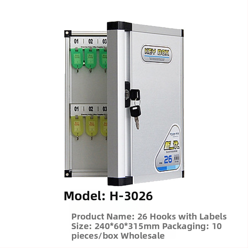 De Huilong kutija za ključeve od aluminijske legure, zidna s kodnim zaključavanjem, tisk logotipa, prilagođena obrada