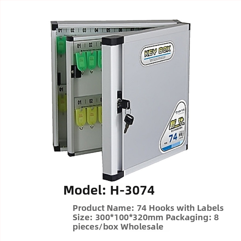 De Huilong kutija za ključeve od aluminijske legure, zidna s kodnim zaključavanjem, tisk logotipa, prilagođena obrada