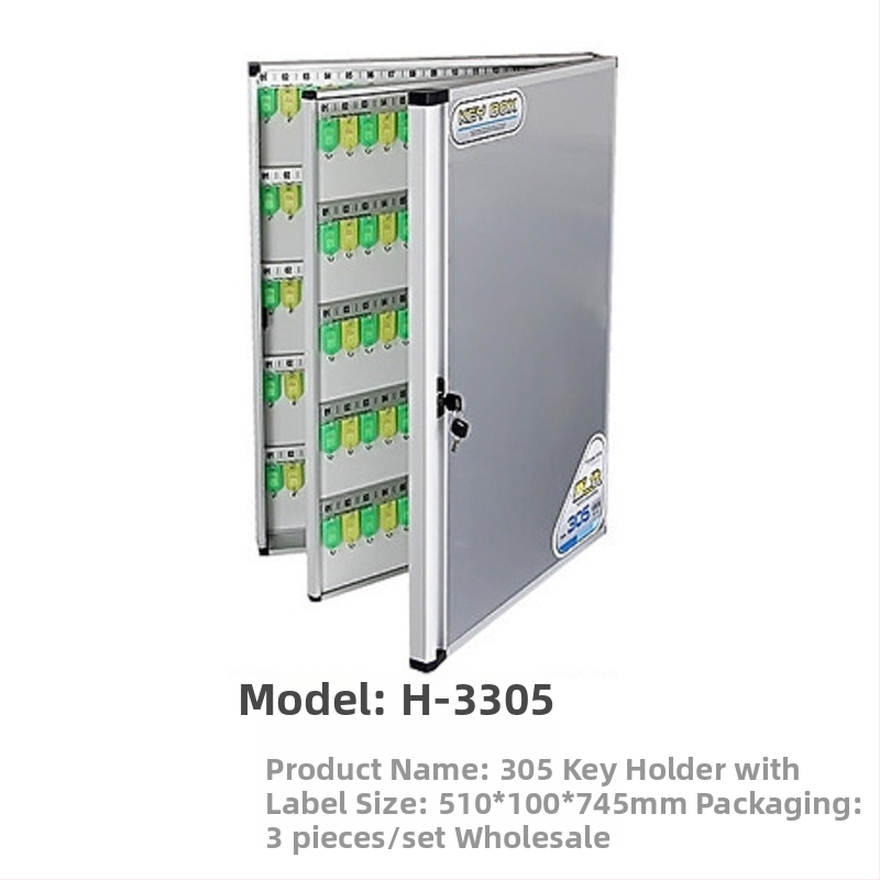 De Huilong kutija za ključeve od aluminijske legure, zidna s kodnim zaključavanjem, tisk logotipa, prilagođena obrada