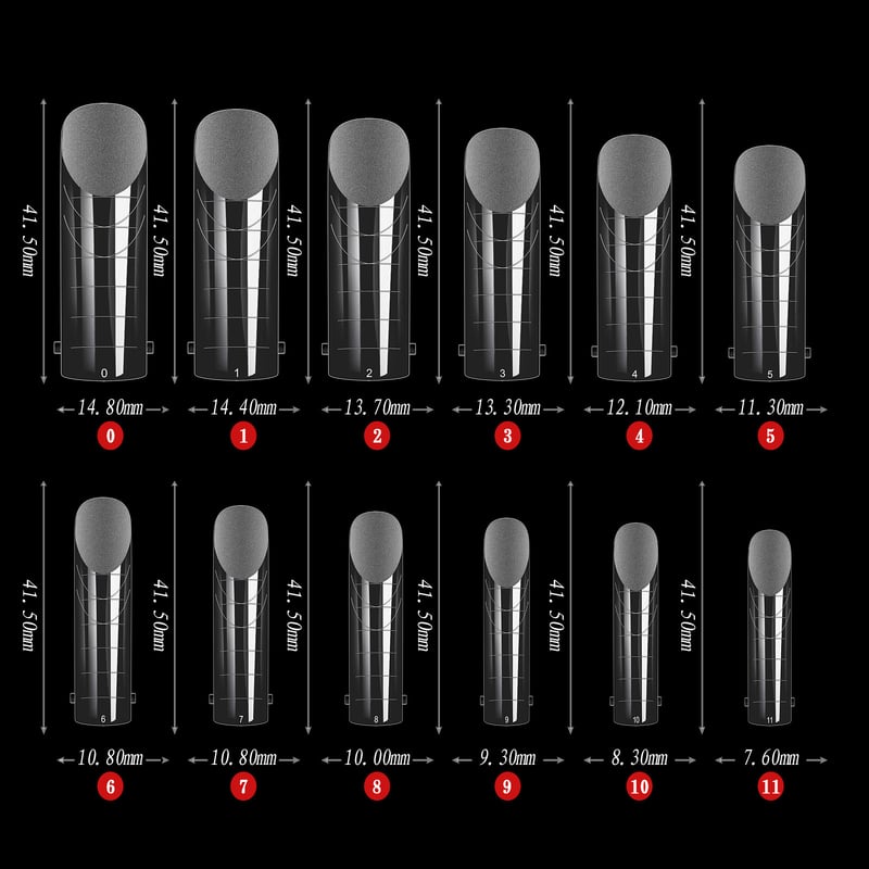 Novi dizajni noktiju izvan granica, oblici za nokte bez brušenja, kristalne ekstenzije, ekstenzije noktiju bez papira, brzo djelujući gel ekstenzije noktiju, veleprodajne kutije.