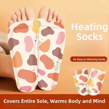 Samoohrevný náplasť na chodidlo, netkaná textília, polostielka, univerzálne použitie