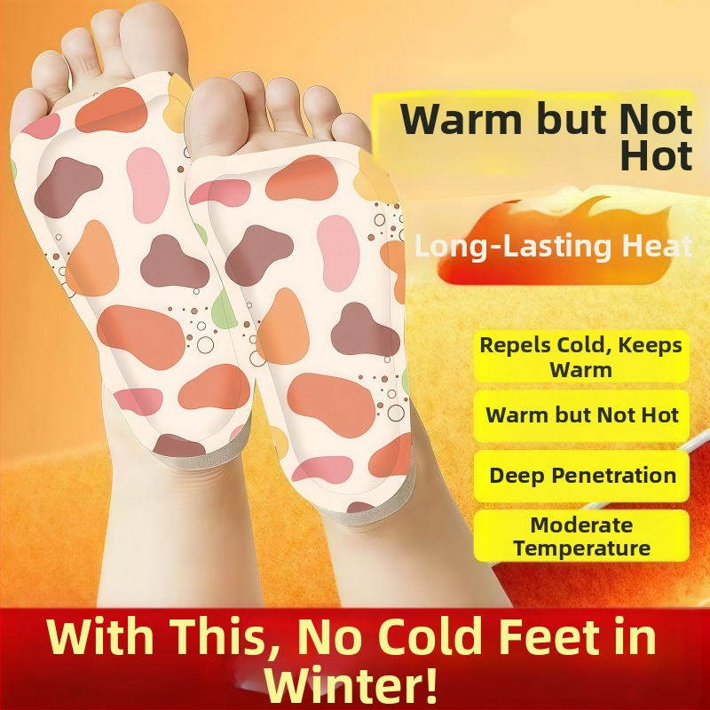 Samoohrevný náplasť na chodidlo, netkaná textília, polostielka, univerzálne použitie