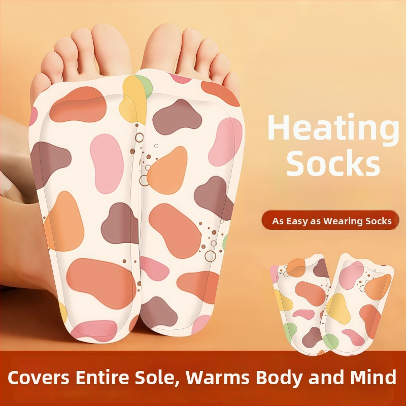 Samoohrevný náplasť na chodidlo, netkaná textília, polostielka, univerzálne použitie