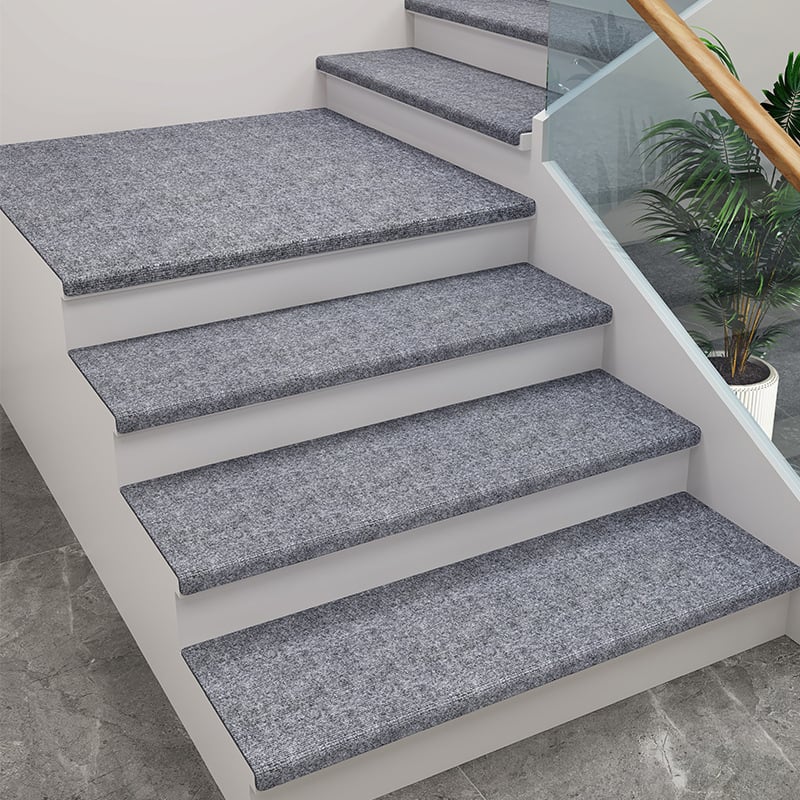 Стълбищен килим, материал от коприна с цветя, едноцветен, за дневна, универсален стил