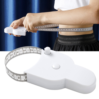 Фитнес измервателна лента за тяло — пластмасова мека лента, марка Get the clouds, модел Measuring ruler, предназначена за измерване на обиколки на тялото (талия, гърди).