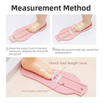Ebmini Merací nástroj na dĺžku nohy pre deti – Plastový, pôvod: Wenzhou, Zhejiang, určený pre detské topánky
