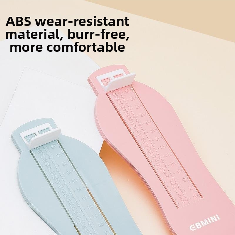 Ebmini Merací nástroj na dĺžku nohy pre deti – Plastový, pôvod: Wenzhou, Zhejiang, určený pre detské topánky