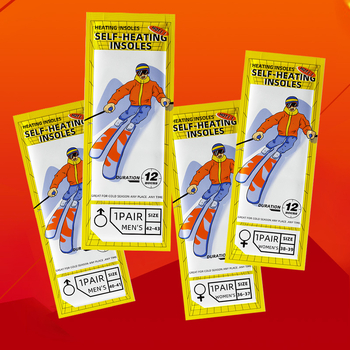 Uniszex USB-s melegítő talpbetét, rajzfilm-stílusú, vasporos talp