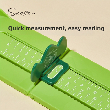 Snoffy Merací Nástroj na Dĺžku Nô pre Deti – Domáce Používanie, ABS Plast, Nástroj na Meranie Dĺžky Nô pre Topánky