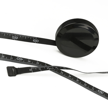 Automatska mjerna traka s okruglim plastičnim kućištem, PVC mjerni trak s ABS kućištem, širina trake 7,5 mm; pogodna za mjerenje odjeće, visine i obujma; mogućnost prilagodbe obrade; Marka: WINTAPE