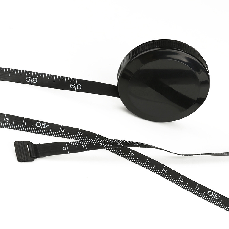Automatska mjerna traka s okruglim plastičnim kućištem, PVC mjerni trak s ABS kućištem, širina trake 7,5 mm; pogodna za mjerenje odjeće, visine i obujma; mogućnost prilagodbe obrade; Marka: WINTAPE