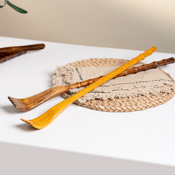 Scărpinător din lemn solid, multifuncțional, pentru vârstnici — uz casnic, masaj și alinare de mâncărime, lemn/bambus