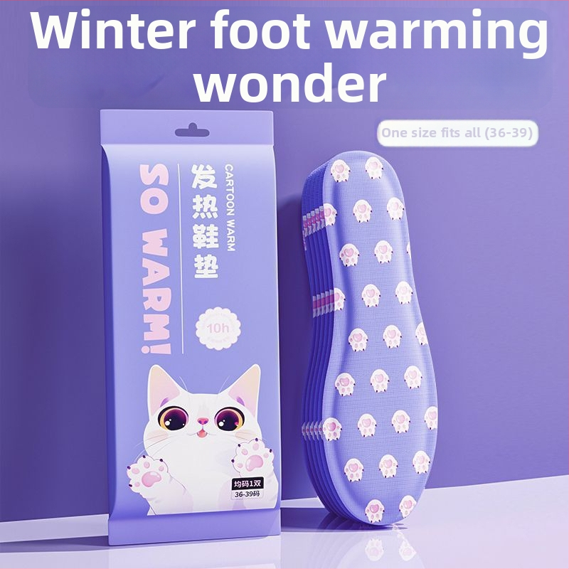 Vyhrievacie vložky pre ženy - samoohrievacie, bez nabíjania, vhodné na chodenie (zimné použitie)