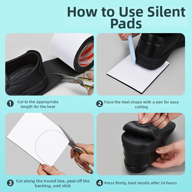 Vyleštená EVA podrážka s protišmykovými samolepiacimi pásikmi, rolovaná, dĺžka 2 m, hrúbka 4 mm, šírka podľa potreby.