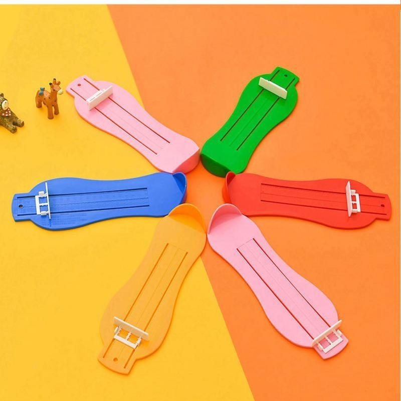 Mjerilo za stopala za odrasle i djecu – univerzalni kućni alat za mjerenje veličine cipela, plastični