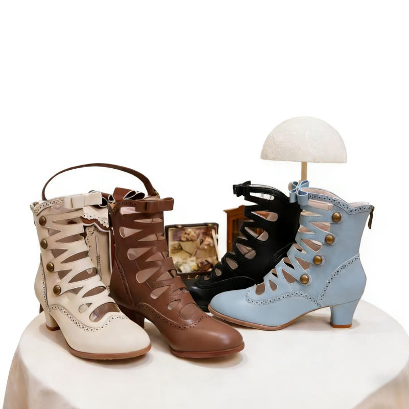 Sandale Lolita pentru femei, vârf ascuțit, din microfibră, toc mediu 3–5 cm, fermoar la spate, branț din microfibră