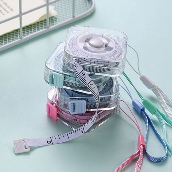 Skandináv hordozható háztartási mérőszalag – tartós mini mérőszalag, multifunkcionális, magas pontosság; anyag: rost; márka: Unique; nem importált