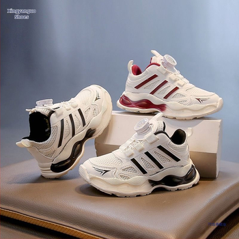 Detské športové topánky s mäkkou podrážkou, priedušný sieťový vršok, ABS plast — Značka: Iné