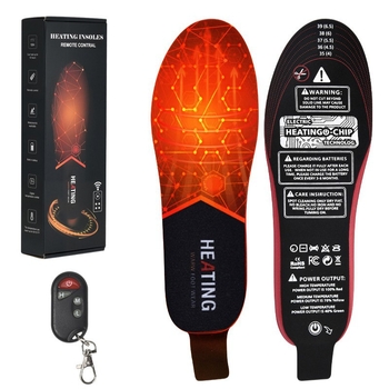 Elektrické vyhrievacie vložky do topánok, celé vložky, dobíjateľné, pre zimné vonkajšie chodenie, unisex.
