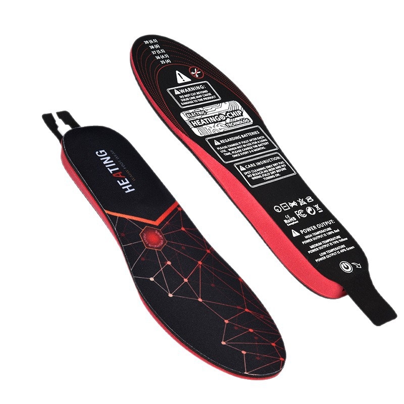 Elektrické vyhrievacie vložky do topánok, celé vložky, dobíjateľné, pre zimné vonkajšie chodenie, unisex.