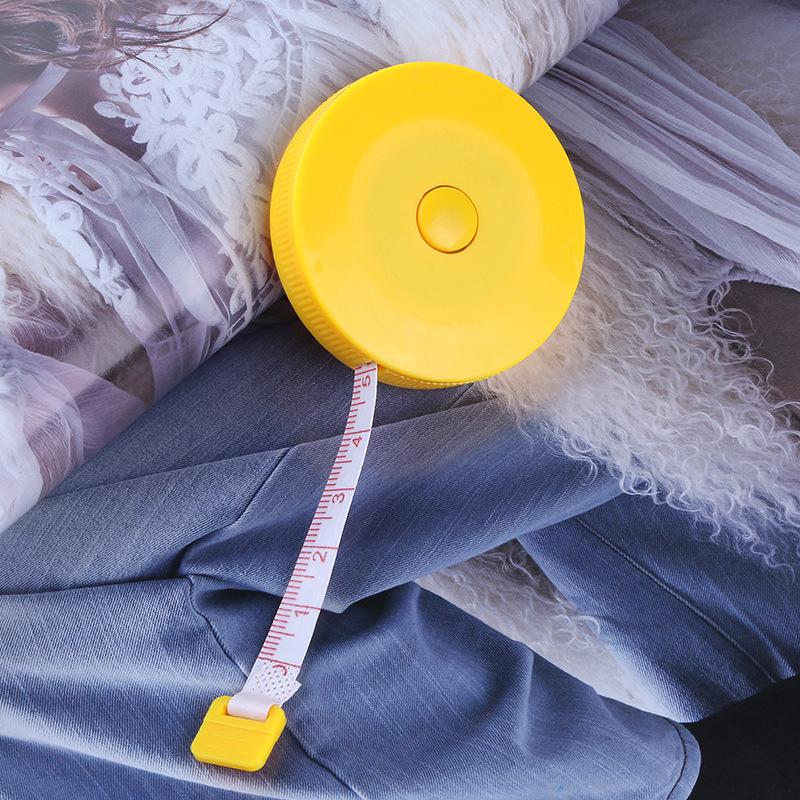 Okrugla mini mekana mjeračka traka, PVC + staklena vlakna, model 001, pakiranje 600 kom, raspon mjerenja 150 cm