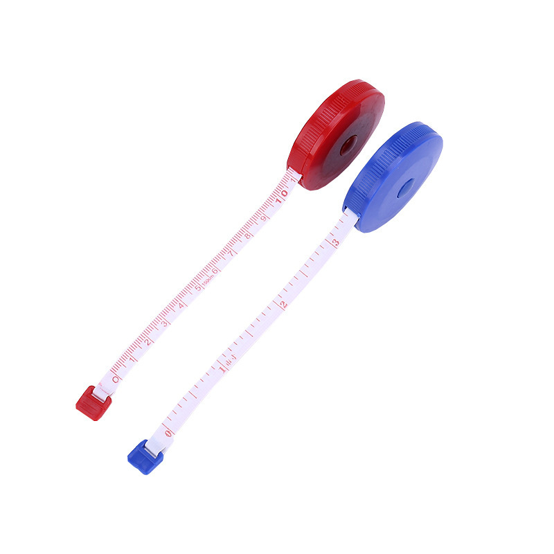 Okrugla mini mekana mjeračka traka, PVC + staklena vlakna, model 001, pakiranje 600 kom, raspon mjerenja 150 cm