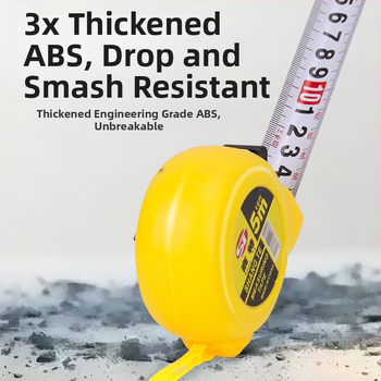 Acél mérőszalag — megvastagodott Black-Tech, leesés elleni védelem, kopásálló, nagy pontosság