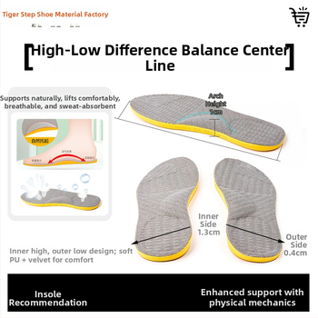 Ortopéd talpbetét Tiger Step férfiaknak és nőknek – lábformázás, ívkorrekció és teljes talptámogatás, PU anyag