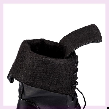 Chelsea csizmák suede felsőrésszel, gumitalppal, kerek orrú, 6–8 cm magas masszív sarok, elöl fűzős