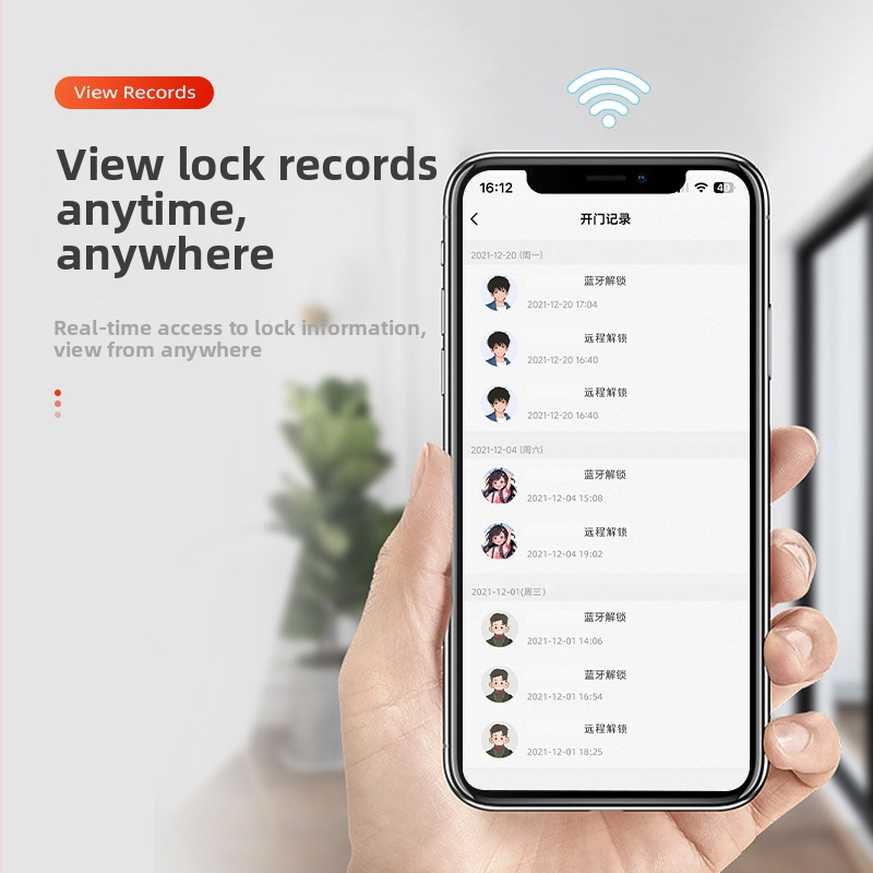 Blocare sertar pentru dosar cu control prin aplicație Bluetooth și deblocare la distanță, ABS, model B-P-08