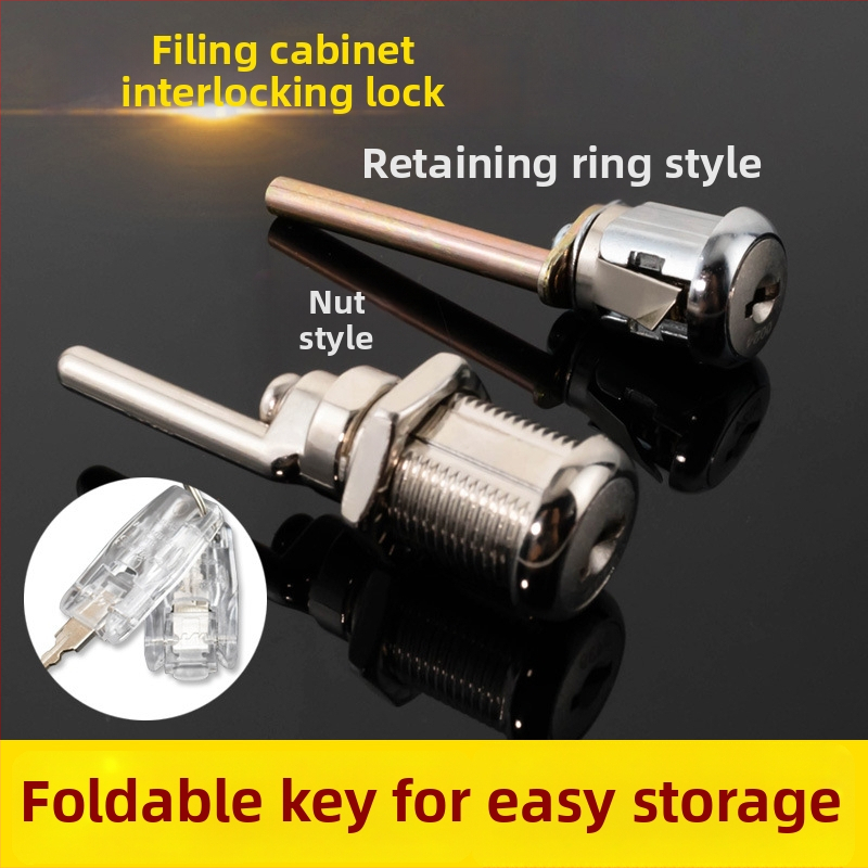 Încuietoare pentru sertare de fișiere, cu legătură, din aliaj de zinc, model 9320-25, marcă Big shell, stil modern minimalist