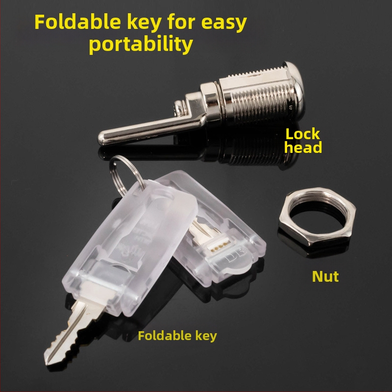 Încuietoare pentru sertare de fișiere, cu legătură, din aliaj de zinc, model 9320-25, marcă Big shell, stil modern minimalist