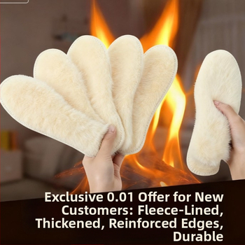 Unisex zimné vložky do topánok z imitovanej vlneny s hrubou umelou zajačou srsťou, absorbuje pot, deodorizačný efekt, mäkká podrážka