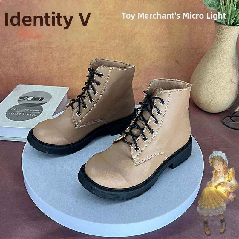 Cosplay čižmy pre ženy — okrúhla špička, horný materiál: Super Fiber, PU podrážka, nízky podpätok 1–3 cm