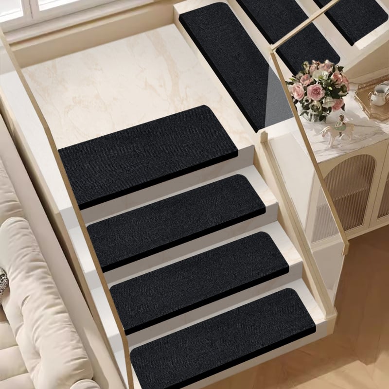 Стълбищен килим – бродиран, полиестерно влакно, самозалепващ, против подхлъзване