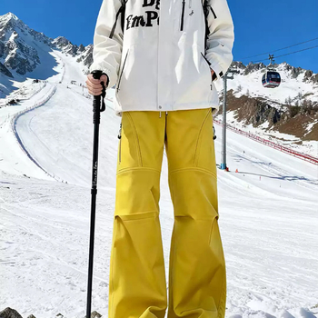 Pantaloni de schi cu căptușeală de fleece, rezistenți la vânt și impermeabili pentru drumeții în aer liber (căptușeală de fleece, rezistenți la vânt, impermeabili, drumeții în aer liber, bărbați adulți)