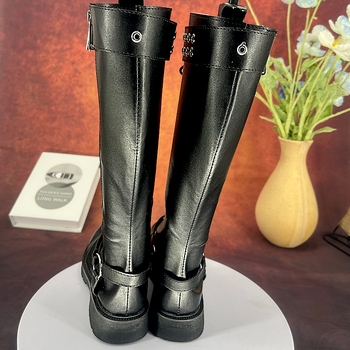 Botine cosplay pentru Futaba Sakura (Persona 5) cu vârf rotund, partea superioară din microfibră, talpă PU, închidere cu fermoar, toc drept 1–3 cm