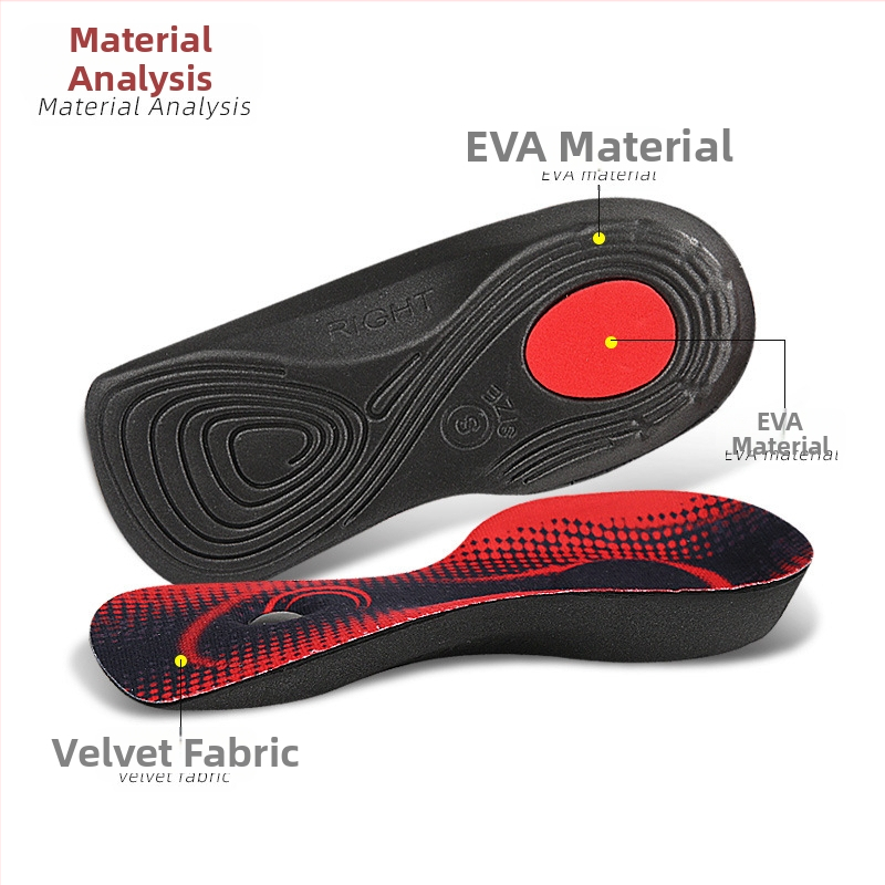 EVA magnetická klenba čiastočná vložka pre ploché nohy a nohy v tvare X/O – ortopedická stielka s magnetickou pätou